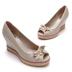 Adorable Tory Burch Jackie 2 wedge espadrille